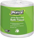 Marcal - MRC6079 Toilet Paper 100% Recycled - 2 Ply White Bath Tissue, 336 Sheets Per Roll - 48 Rolls per Case Green Seal Certified Toilet Paper 06079