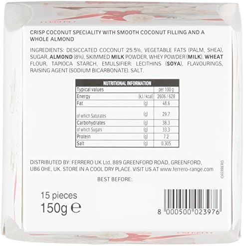 Rocher Raffaello - Almond Coconut Treat, 150g