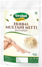 Hair Removal Powder Multani Mitti Based Waxing Powder, Instant Hair Remover, Zero Pain, No Side Effects, All Types Skin, Hand, Leg, Underarm, Private Part, 100gm, Pack of 1