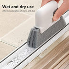 5Pcs Window Track Cleaning Tools, Detachable Window Groove Cleaning Brushs with Scraper Hand-held Crevice Cleaner Tools for Window Sliding Door (13.5x8.5cm / 5.3x3.3in)