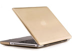 Ruban Case for MacBook Pro 13 A1278 Release 2012-2008, Matte Plastic Hard Shell Cover for MacBook Pro 13.3 inch with CD-ROM (Gold)
