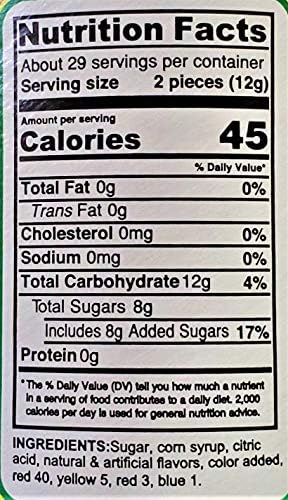 Washburn's Hard Candy (2 Pack, Total of 25oz)