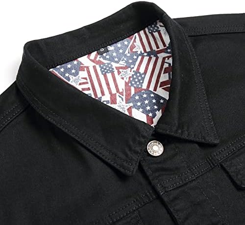 Men's Denim Vest,Sleeveless Jacket Slim Fit Vintage Casual Ripped Summer Jean Vest for Men