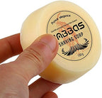Anbbas Shave Soap Goat Milk 100g for Beard Barber Traditional Wet Shaving (1pc, 3.5 oz)