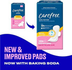Carefree Ultra Thin Pads for Women, Regular Pads with Wings, 28ct | Carefree Pads, Feminine Care, Period Pads & Postpartum Pads | 28ct (Pack of 1)