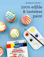 Satin Ice Edible Paint, Metallics Kit (5 colors)