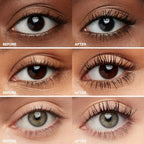 Smashbox Super Fan Lash Lengthening Mascara, 12-Hour Length and Lift, 0.34 Fl Oz, Black + Always Sharp Longwear Waterproof Kohl Eyeliner Pencil with Self-Sharpening Cap, Raven - Bundle