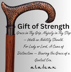Walking Cane - Handmade,Wooden, Ergonomic, Stylish - Canes for Men, Cane for Women - Elderly Walking Sticks for Seniors, Unique, Wood