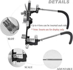 Optical Optic Trial Lens Frame PD 50-80mm Optical Trial Lens Frame Optometry Eye Test Glasses Frame ，Adjustable Temple Length and Nose Rest ，Optometry Lens Frame