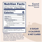 Jordan's Skinny Mixes Sugar Free Coffee Syrup, Caramel Coffee Flavoring Syrup, Naturally Sweetened Zero Calorie Drink Mix, Lattes, Baking, Protein Shake or Cocktail, Dairy & Gluten Free, 12.7 Fl Oz