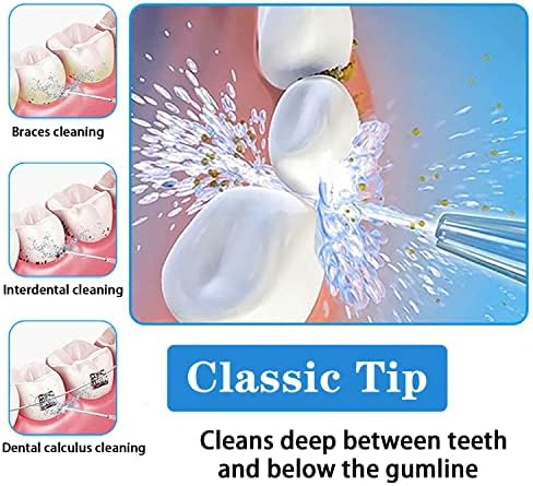 Replacement Heads for Waterpik,Water Flossers Other Brand Oral Replacement Tips for Water Pik Water Flosser(3 Classic Jet Tips)