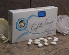 Italian Fine White Confetti Trinacria - Jordan Almonds - 1 Kilo (1000 grams)