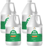 FIVE STAR MATERIALS RESOURCES 45% Vinegar Concentrated | White Vinegar for Cleaning and Garden | Home, and Outdoor Pure | Max Performance 9X Power | with Instructions (4 Gallon (512 fl oz))