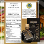 MANICARDI Balsamic Vinegar of Modena PGI - Dense Gold Elisir with Drip-Stop Dispenser Perfect for Snacks, Pasta, Vegetables, Salad Dressings, Meat - Made in Italy, 8.45 Fl Oz (250 ml)