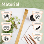 BambooMN 1 Piece 25 Inch Bamboo Backscratcher Shoehorn with a Free Travel Size Back Scratcher