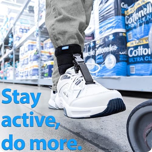 Omeer AFO Foot Drop Brace For Walking With Shoes Provides Adjustable Drop Foot Brace Support For Men Or Women Can Be Worn With the Shoes You Already Own And Can Be Worn On Your Left or Right Leg
