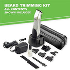 Wahl Groomsman Corded or Cordless Beard Trimmer for Men - Rechargeable Grooming Kit for Facial Hair - Beard Trimmer & Groomer - Model 9918-6171V