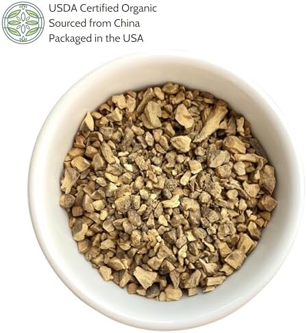 Elanen Naturals Organic Elecampane Root 4 oz. (113g), USDA Certified Organic Elecampane, Inula Helenium Herb, Cut & Sifted