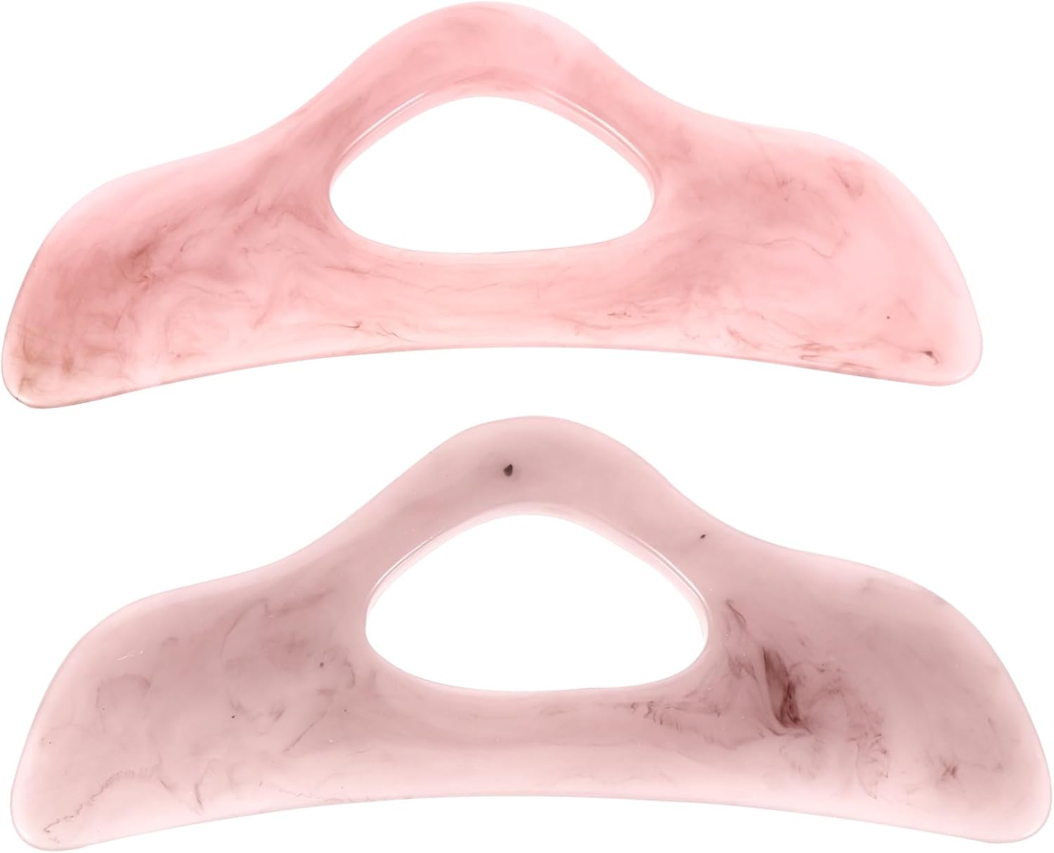 2 Pcs Massage Board Facial Spatula Massager Skin Care Tools for Face Guasha Face Tools Rose r Guasha Neck Body Scraper Scraping Board Beeswax