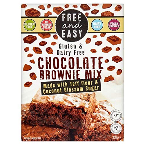 Free & Easy Gluten Dairy Yeast Free Chocolate Brownie Cake Mix - 350g (0.77 lbs)