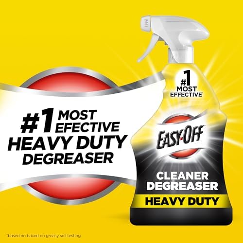 Easy-Off Heavy Duty Degreaser, Removes Grease & Grime, For Kitchen, Garage, Outdoor & More 32oz
