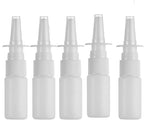 20ML White Empty Plastic Nasal Spray Bottles Pump Sprayer Mist Nose Spray Refillable Bottle For Saline Water Wash Applications Pack of 5