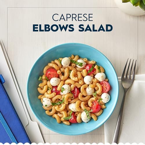 Barilla Ready Pasta, Fully Cooked Elbows Macaroni Pasta, Non-GMO & Kosher, 7 oz (Pack of 7)