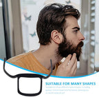 Beard Shaper For Men, Outline Trimmer Stencil for Men's Beard, Cut Buddy, Multi-Beard Fit Beard Styling Tool for Goatee, French Beard, and Full Beard (A)