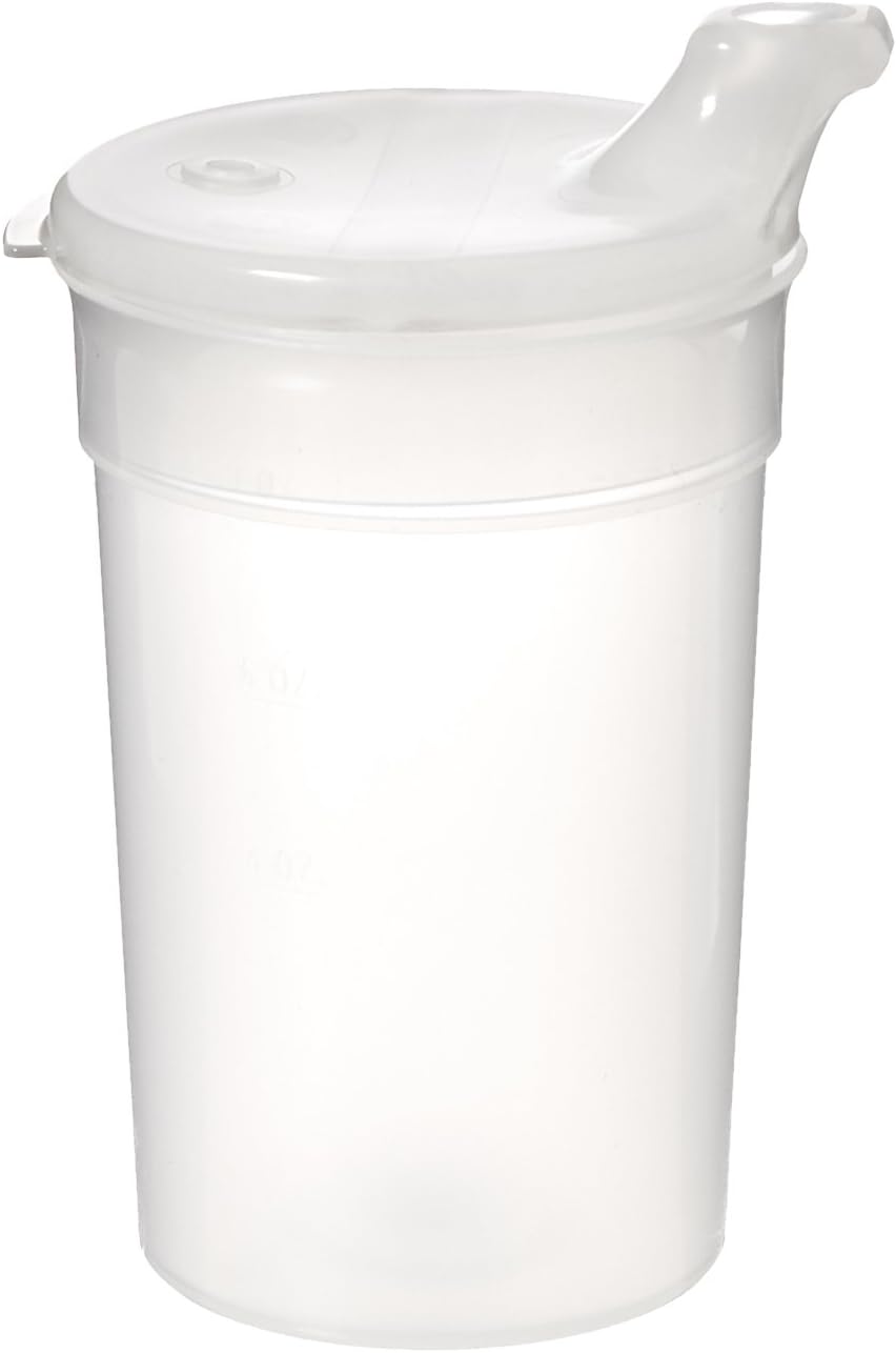 SP Ableware 745880000-1 Flo-Trol Convalescent Feeding Cup Transparent Universal, 8 Ounce