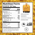 Garofalo - Premium Durum Wheat Semolina Farfalline Pasta, Italian Made, Bronze-Drawn, Al-Dente, One-Ingredient Pasta (4 pack)