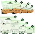 Compostable Snack Size Zip Bags 50 Count Extra Thick 2 mil Resealable, Leak-Proof, Freezer Safe Disposable Food Storage Bags, BPI and OK Compost Home Certified, ASTM D6400