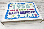 RETRO CANDY YUM ~ 1956 70th Birthday Gift Box of Nostalgic Candy from Childhood for 70 Year Old Man or Woman Born 1956