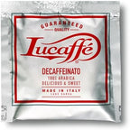 Lucaffe' 100% Arabica Decaf 40 ESE Espresso pods in Bulk Packaging (Pack of 1)