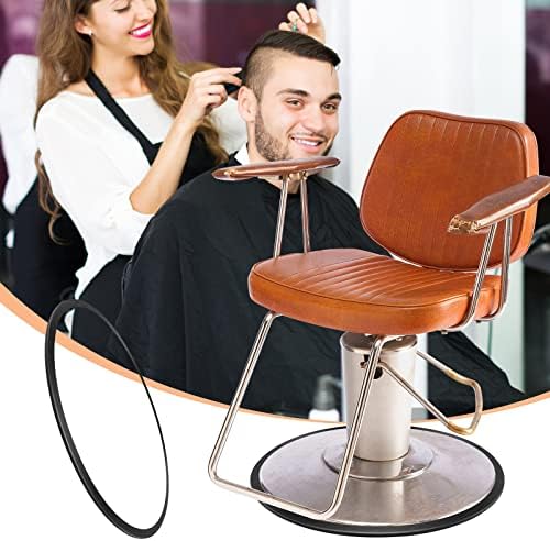Noverlife 22.8 inch/ 58cm Salon Equipment Barber Salon Styling Chair Hydraulic Base Ring Gasket for Protecting Tile Floor Wood Floor, Preventing Hair from Hiding