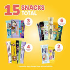 Midi Snack Box | Extraordinary Present for Special Moments | Multipack Hamper Gift of Sweet Candy | American Alike Old Fashioned Retro Turkish Treats | Paradise Jungle Themed Box | 11 Full-Size Snacks