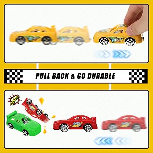 Yulejo 38 Pcs Racing Car Cake Decoration with Race Car Cake Topper Wheel Checkered Racing Flag Cupcake Topper Black Birthday Cake Topper Race Birthday Party Supplies Themed Party Favor for Kid