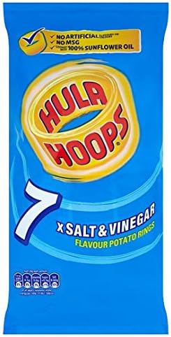Hula Hoops Salt & Vinegar 7 x 24g - Pack of 2