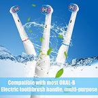 Replacement Toothbrush Heads for Oral-B, 4 Pack Replacement Heads Compatible with Oral B Braun Electric Toothbrush, 1 Count (Pack of 4)