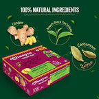 Chaayos - Instant Tea Premix - Low Sugar - Adrak Elaichi (15 Sachets)