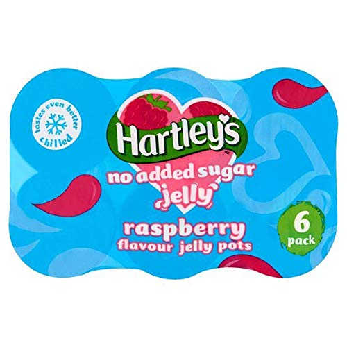 Hartley's No Added Sugar Raspberry Jelly Pot Multipack 6 x 115g