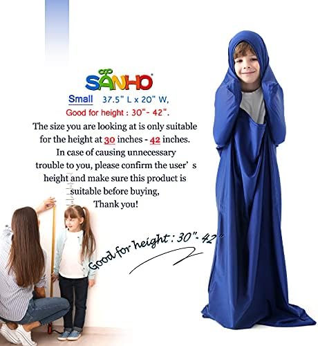 SANHO Premium Sensory Sock Budy Sock, Perfect for Children with Sensory Processing Disorder, Updated Version (Navy, Small)