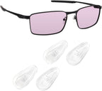 Replacement Nose Pads EarSocks Rubber Kits for Oakley Fuller OX3227 Eyeglasses, Easy Installation
