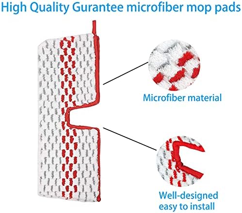 6 Pack Replace Mop Pads for Promist Max Microfiber Spray Mop Refill, Washable Reusable Replace Spray Mop Pad Head