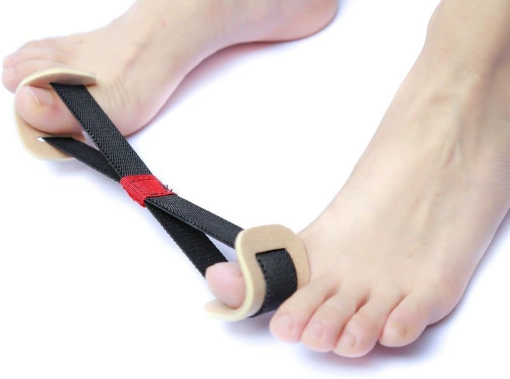 Big Toe Strap Bunion Straightener Stretchy Belt Toe Stretcher Alignment Hallux Valgus Corrector Foot Pain Relief