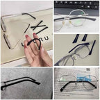 8 Pairs Eyeglass End Tips Ear Sock Pieces for Glasses Soft Silicone Eyeglasses Temple Tips Glasses Sunglasses Replacement Temple Anti-Slip Tube Sleeve for Flat Thin Metal Eyeglass Legs (Black)
