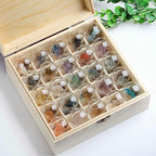 Natural Crystal ore Specimen Ornaments Mineral Crystal raw Stone Agate Rock Children's Science Teaching Stone - Blue Copper ore