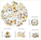 Ercadio 40 PCS Edible First Holy Communion Cupcake Toppers Dove Cross God Bless and Baptism Cupcake Picks First Communion Theme Baby Shower Birthday Party Cake Decorations
