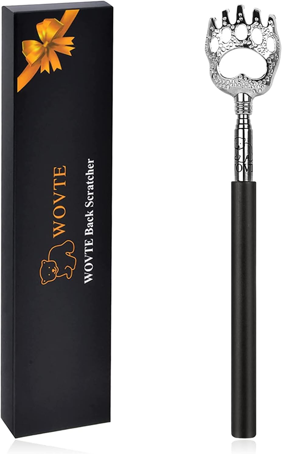 WOVTE Bear Claw Extendable Back Scratcher for Men Women, Fathers Day Mothers Day Gifts for Mom Dad Him Her, Anniversary Birthday Gifts for Men Women Mom Dad Husband