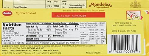 Marabou Milk Chocolate Bars 6-Pack
