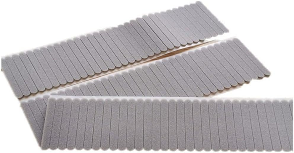 100 Pcs Anti-Fog Nose Bridge Pads for N95 Masks, Sponge Foam Cushion,90x10mm, 5mm Thick(Grey)